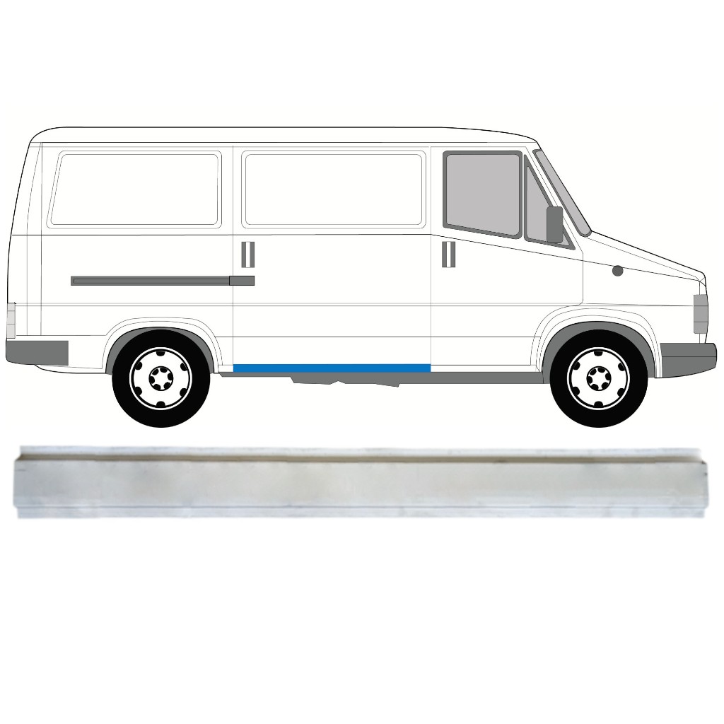 Sill repair panel for Fiat Ducato 1981-1994 / Left = Right (symmetrical)