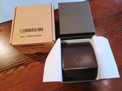 100% Authentic Patek Philippe Watch Travel Leather Case Pouch H997.Travel *NEW