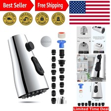 3-Function Kitchen Faucet Spray Head Replacement - Durable and Easy to Install