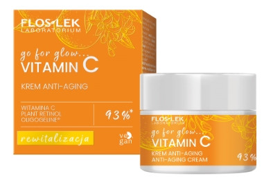 Floslek Go For Glow Vitamin C Anti-Aging Creme, 50 ml