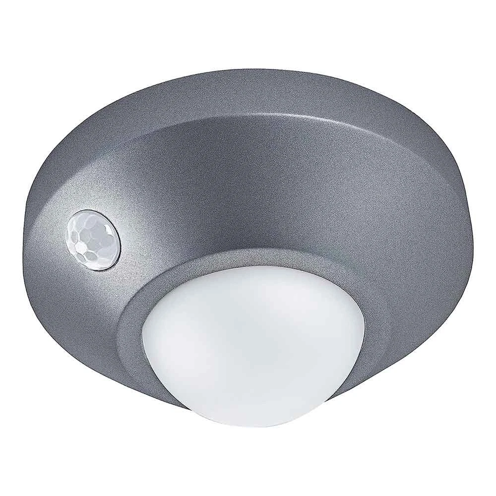 Ledvance Nightlux Luz Nocturna LED Techo Plata 1,7W 4000K Sensor Movimiento