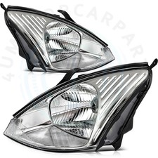 Headlight Assembly Chrome Front Leftright For Ford Focus 2004-2000 Fo2502171