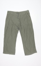TRU Damenhose gr&uuml;n weites Bein, Gr&ouml;&szlig;e 16