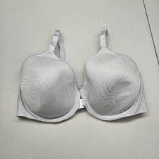 Bali Women Bra 36DD Gray Geometric T Shirt Un...