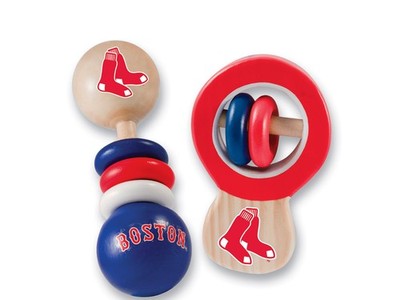 BabyFanatic - Boston Red Sox - Officially Licensed MLB Baby Rattle Set