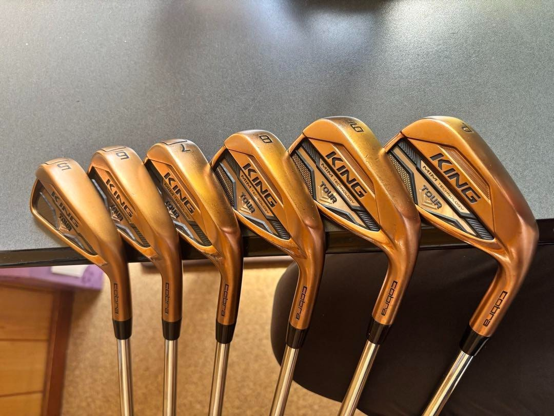 Cobra King Tour 5-PW,GW 7本 modus 115 S ◼️6pcs◼️ Cobra KING tour MIM Copper Iron Set 6clubs 5-9,Pw NS