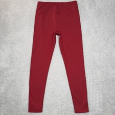 Girlfriend Collective Womens XL Red High Rise Compressive Leggings Recycled