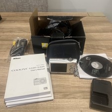 Nikon Coolpix S225 Digital Camera Complete in Box - *Read Description*