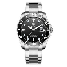 Men s Luxury Fashion Watch Classic Stainless Steel Quartz Wristwatch Business Ca