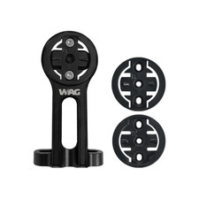 Supporto Ciclocomputer Manubrio Alluminio Garmin Bryton Wahoo Nero Cam