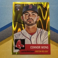 2022 Topps Chrome Platinum Anniversary - Connor Wong Yellow Refractor /250 (RC)