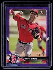 2018 Bowman #BP139 Travis Lakins Prospects Purple #/250