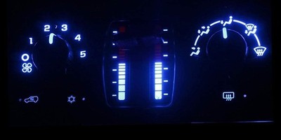 Blue LED Lights Bulbs of AC Climate Heater Control Compatible with 03-06 Si