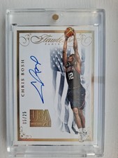 2014 Chris Bosh Flawless USA Olympics Gold Auto /25 Red White Blue 