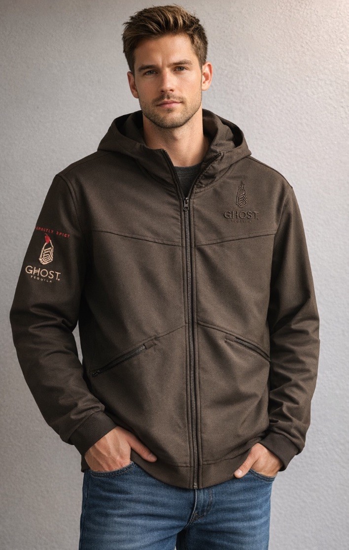 Ghost Tequila Rare Technical Softshell Hooded Men… - image 1