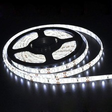 16.4ft 5630 Smd Led Lights Strip 300 Leds 12v Super Bright Daylight White 6000k