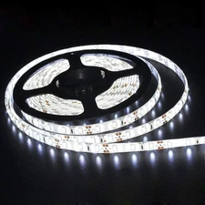 16.4FT 5630 SMD LED Lights Strip 300 LEDs 12V Super Bright Daylight White 6000K