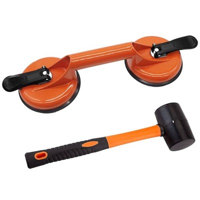Floor Gap Fixer Tool for Laminate Repair Include Suction Cup Orange 