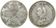 Great Britain - 2 Florins  Double Florin  1898 - Victoria, Silver