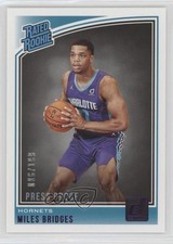 2018 Panini Donruss Rated Rookies Press Proof Purple /199 Miles Bridges #172 ku3