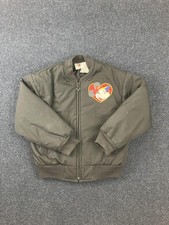 Vintage Mickey Co Jacket Youth Small Black Bomber Disney Mickey Mouse 90s