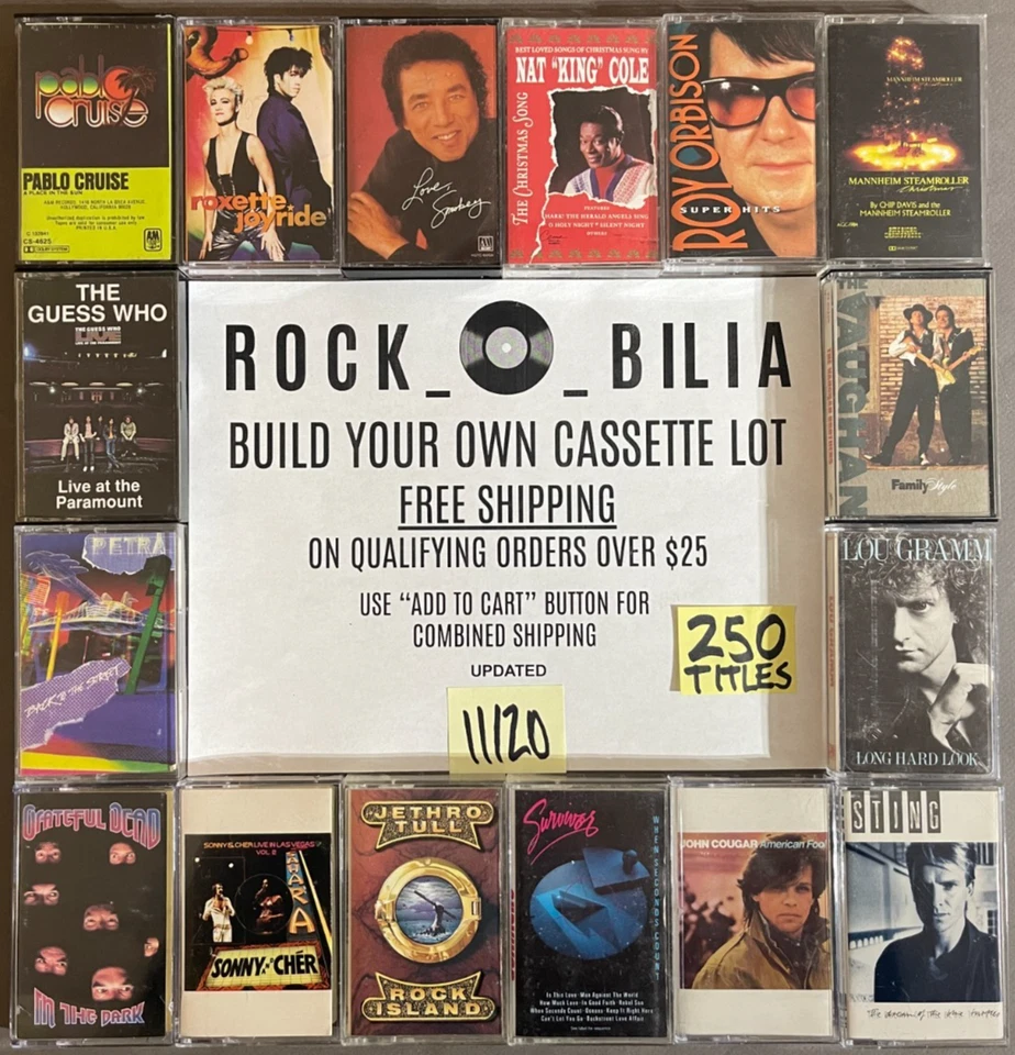 $2.50 CLEARANCE BUY 10 GET FREE SHIPPING BUILD MAKE YOUR OWN LOT CASSETTE TAPES - Image 4 of 4