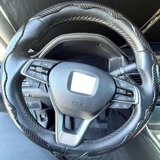 3pcs Carbon Fiber Steering Wheel Cover For Most Bmw Steering Wheel Protector Kit 3pcs Carbon Fiber Steering Wheel Cover For Most Bmw Steering Wheel Protector Kit