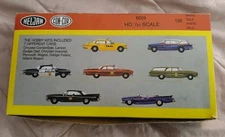 Heljan Con-Cor 1:87 HO Revell Reissue 1961 Dodge Plymouth 7 Cars Kit Complete