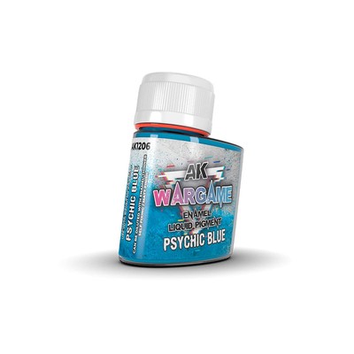 AK INTERACTIVE 1206 ENAMEL LIQUID PIGMENT: Psychic Blue 35ml