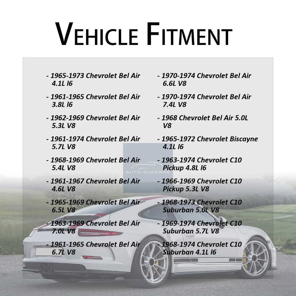 Bomba de direção hidráulica para 1966 1967 Chevrolet Caprice 4.6L - Imagem 2 de 4