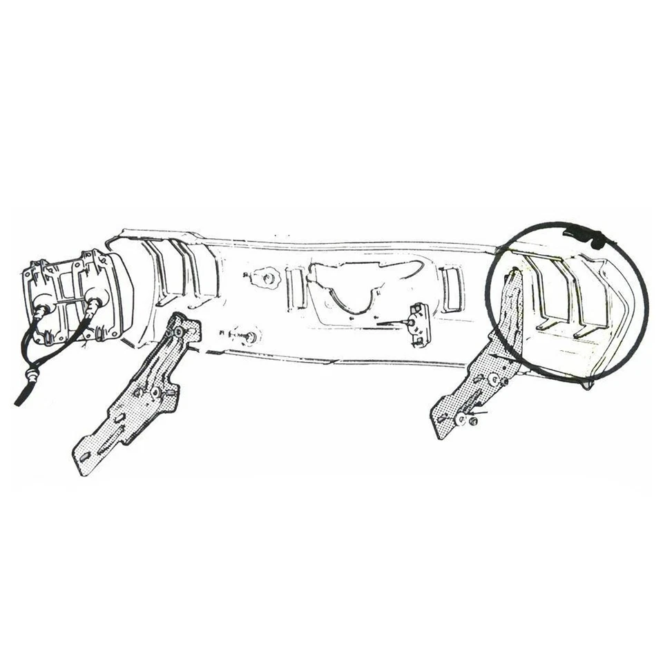 Tail Light Lens Mounting Screws Hardware Kit 1971-72 Oldsmobile Cutlass 442 16pc - Image 2 of 4