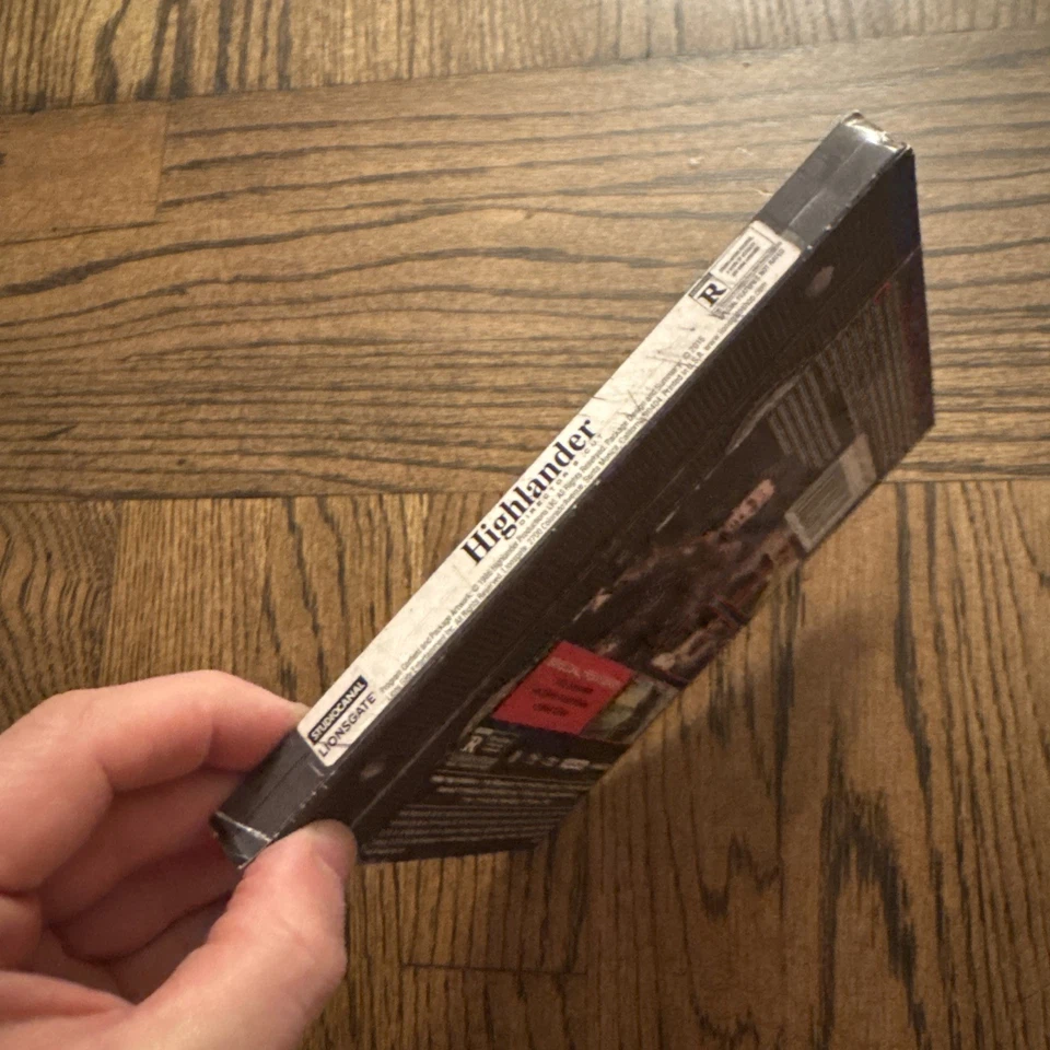 HIGHLANDER Rare Director's Cut BLU RAY retro vhs slipcover - Tested Foto 3 de 4