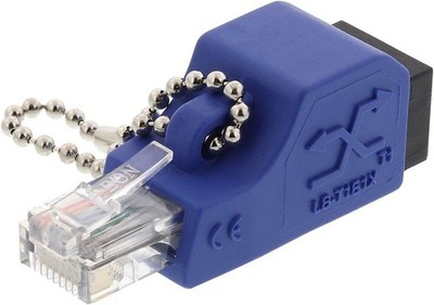 Networx T1 / E1 / PRI Crossover Adapter - RJ45 Male to Female - Converts Etherne