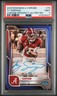 2025 BOWMAN UNIVERSITY CHROME PROSPECT PURPLE AUTO #TS TY SIMPSON 47/75 PSA 9