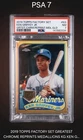 Ken Griffey jr. '89 GOLD ROOKIE REFRACTOR /50 2019 TOPPS CHROME GEM MINT PSA 7