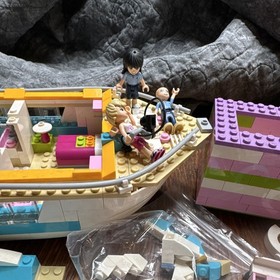 Misc LEGO Friends partial sets & pieces; Dolphin Cruiser,Olivia&rsquo;s House, Balloon