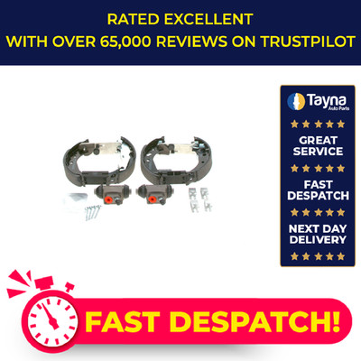 Brake Shoes Set fits FORD FIESTA Mk4 1.8D 95 to 02 Bosch Top Quality Guaranteed