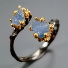 Jewellery Blue Sapphire Ring 925 Sterling Silver Size 9 /R472741