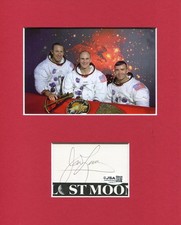Jim James Lovell NASA Apollo Gemini Astronaut Signed Autograph Photo Display JSA