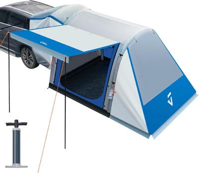 Spacious Inflatable SUV Tent for 6, Easy Set-Up with Dual Awnings & Doors