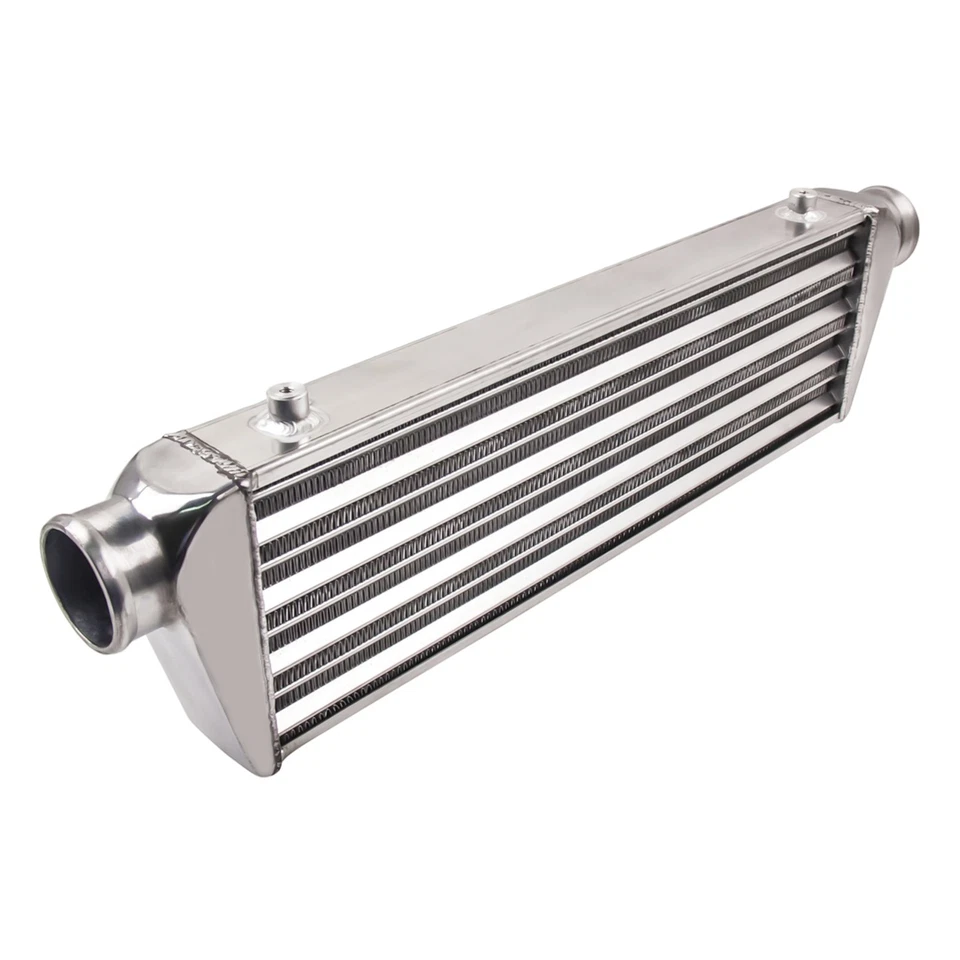 1xUniversal Tube and Fin Aluminum Turbo Front Mount Intercooler 27"x 7"x 2.5" - Image 4 of 4