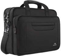 MATEIN Laptop Bag, 15.6 Inch Multifuntional Business Pouces, Black 