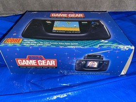 SEGA Game Gear Handheld System - Black With Box, Manuals and Acrylic Case