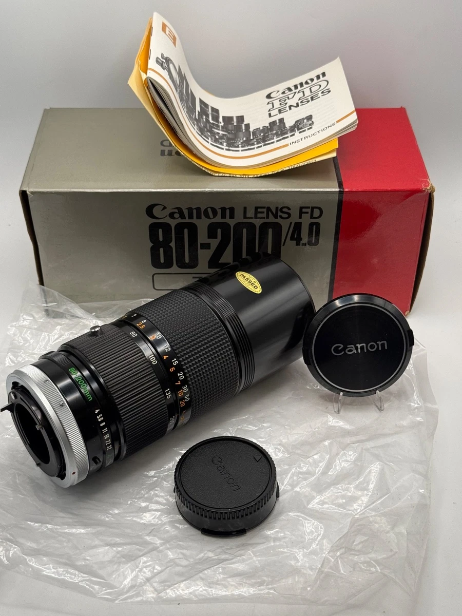 25+ Canon FD f/4 Camera Lenses 80-200mm Focal for sale | Updated