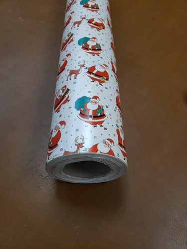 Mezza risma 30 pollici di larghezza Jolly Babbo Natale confezione regalo di Natale 417 piedi - Foto 2 di 3