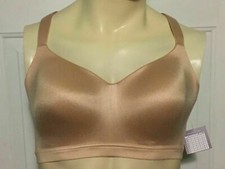 Catherines Full Coverage Smooth Bra No Wire Wireless Adjustable Beige Plus 54C