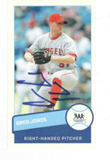 Autographed Signed GREG JONES LA Angels 2024 Tampa Rays Fan Fest Card w/COA