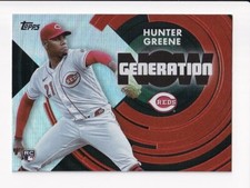 2022 Topps Update Hunter Greene Generation Now RC Reds