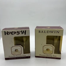 2 Baldwin 95455.159.RDM Righty Half Dummy Lever Handle Satin Nickel Finish