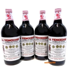 4  Bottles La Vencedora Mexican Pure Vanilla Extract 32 oz ea Bottle 